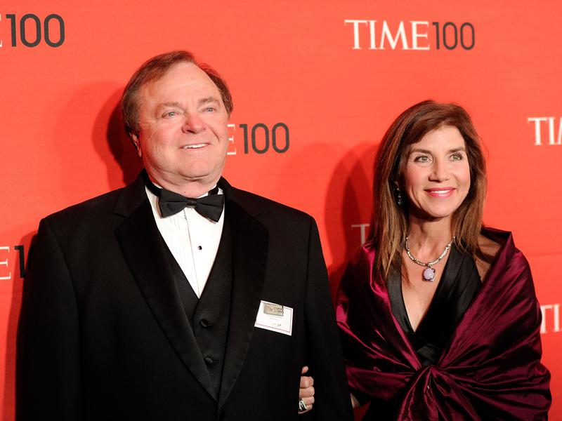 ContinentalResources CEO Harold Hamm and Sue Ann Hamm attend the TIME 100 gala in 2012 in New York.