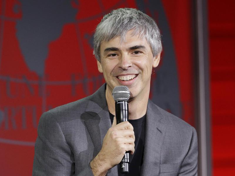 AlphabetCEO Larry Page speaks at the Fortune Global Forum in San Francisco.