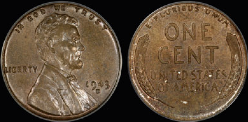 1943 Copper Penny Value Chart