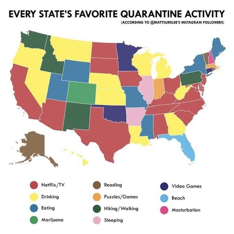 50 Hilarious Maps Of The U.S. | Far & Wide