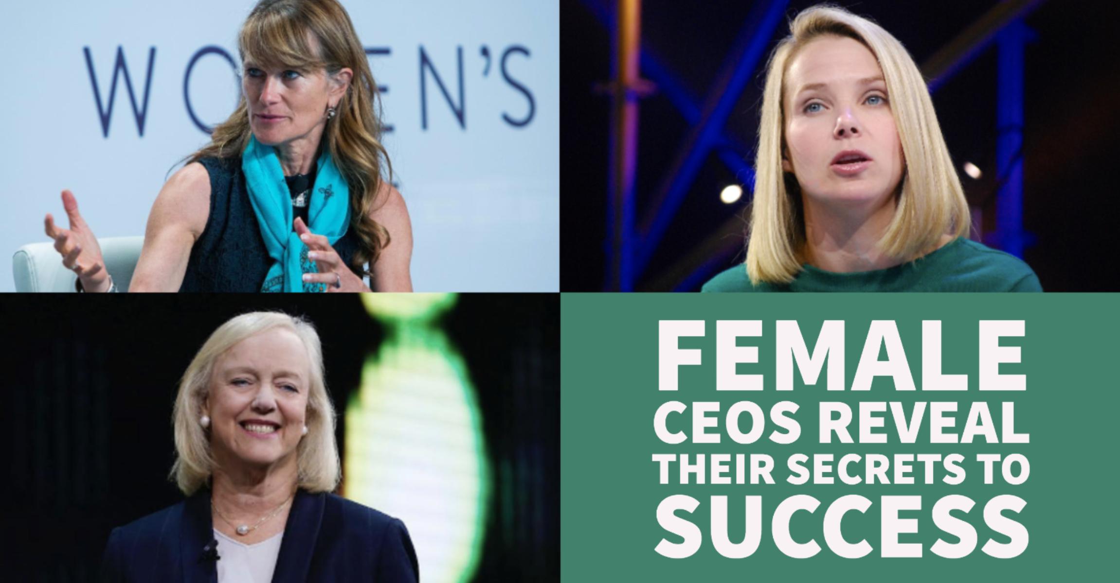 Female CEOs Reveal Their Secrets to Success Work + Money