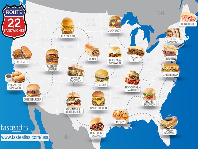 Take a Look at These Amazing, Mouthwatering Food Maps | Far & Wide